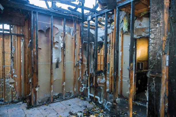 Professional Soot Cleanup technician working in Centre, AL